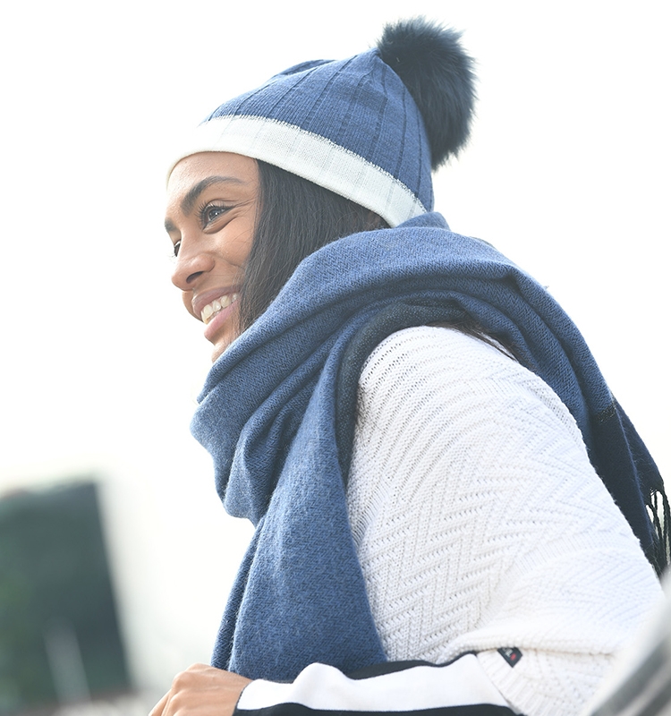 Coffret cadeau écharpe et bonnet 100% français